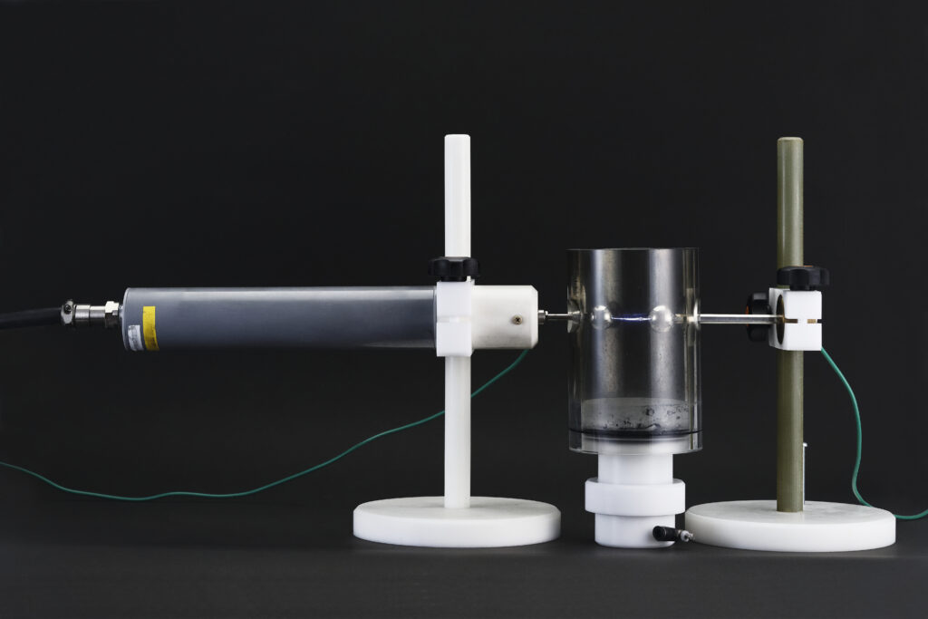 安全教育・現象理解の補助として用いる静電気評価用の装置イメージ